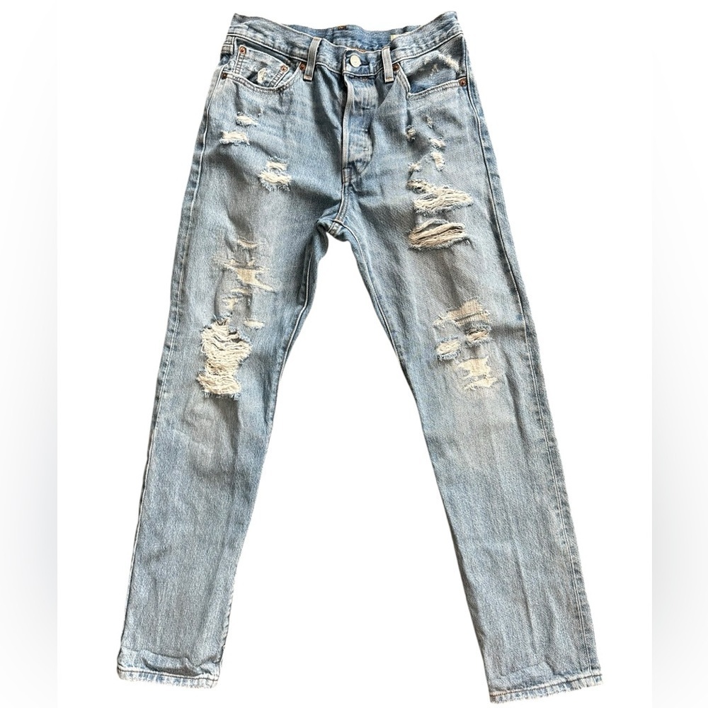 Levi’s Blue 150 Anniversary Edition Original Selvedge Jeans - Picture 3 of 9